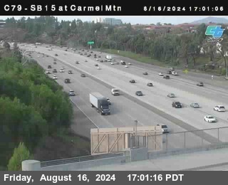 NB 15 at Carmel Mountain Rd.