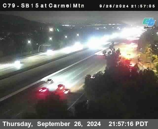 NB 15 at Carmel Mountain Rd.