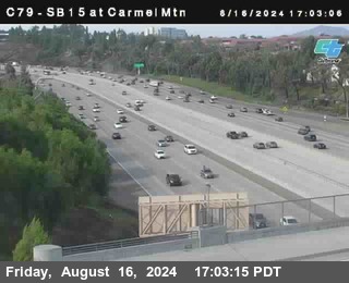 NB 15 at Carmel Mountain Rd.