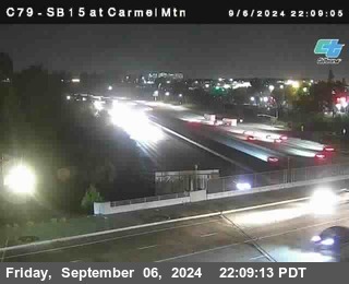 NB 15 at Carmel Mountain Rd.