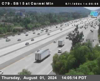 NB 15 at Carmel Mountain Rd.