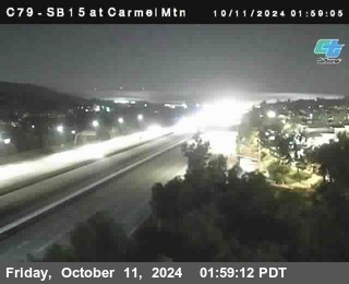 NB 15 at Carmel Mountain Rd.