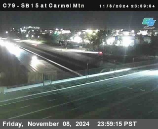 NB 15 at Carmel Mountain Rd.