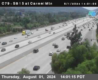 NB 15 at Carmel Mountain Rd.