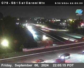 NB 15 at Carmel Mountain Rd.