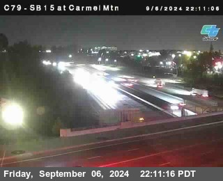 NB 15 at Carmel Mountain Rd.