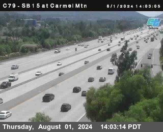 NB 15 at Carmel Mountain Rd.