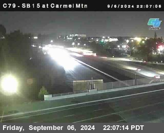 NB 15 at Carmel Mountain Rd.