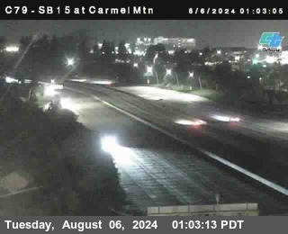 NB 15 at Carmel Mountain Rd.