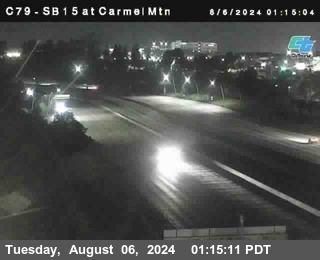 NB 15 at Carmel Mountain Rd.