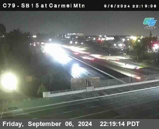 NB 15 at Carmel Mountain Rd.