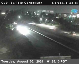 NB 15 at Carmel Mountain Rd.