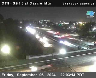 NB 15 at Carmel Mountain Rd.