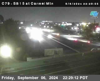 NB 15 at Carmel Mountain Rd.