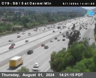 NB 15 at Carmel Mountain Rd.