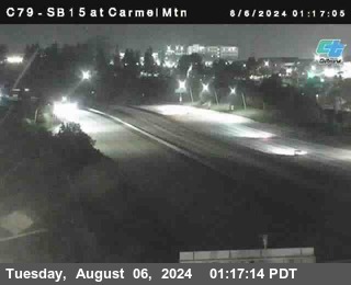 NB 15 at Carmel Mountain Rd.