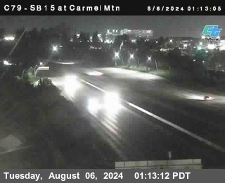 NB 15 at Carmel Mountain Rd.