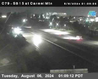 NB 15 at Carmel Mountain Rd.