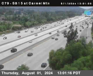 NB 15 at Carmel Mountain Rd.