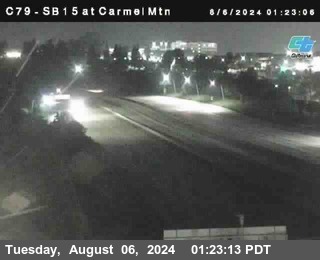 NB 15 at Carmel Mountain Rd.