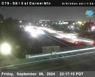 NB 15 at Carmel Mountain Rd.