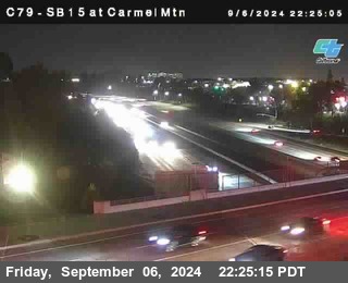 NB 15 at Carmel Mountain Rd.