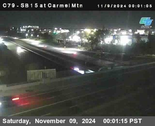 NB 15 at Carmel Mountain Rd.