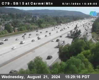 NB 15 at Carmel Mountain Rd.