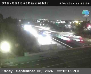 NB 15 at Carmel Mountain Rd.