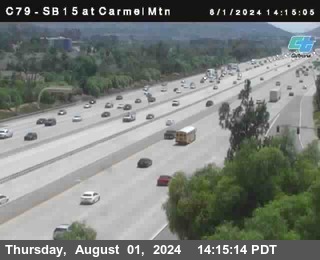 NB 15 at Carmel Mountain Rd.