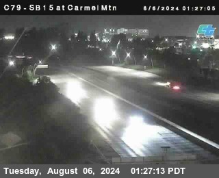 NB 15 at Carmel Mountain Rd.