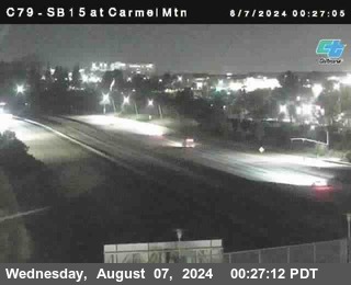 NB 15 at Carmel Mountain Rd.