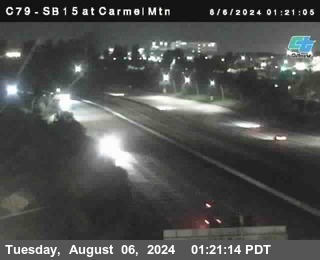 NB 15 at Carmel Mountain Rd.