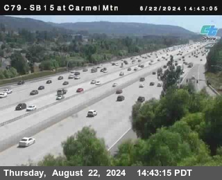 NB 15 at Carmel Mountain Rd.