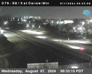 NB 15 at Carmel Mountain Rd.