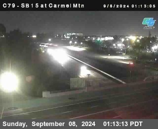 NB 15 at Carmel Mountain Rd.