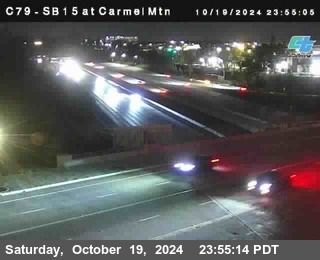 NB 15 at Carmel Mountain Rd.