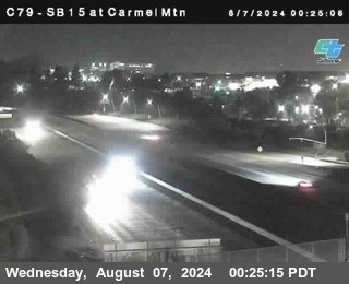 NB 15 at Carmel Mountain Rd.