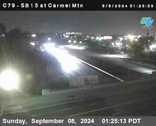 NB 15 at Carmel Mountain Rd.