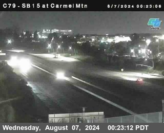 NB 15 at Carmel Mountain Rd.