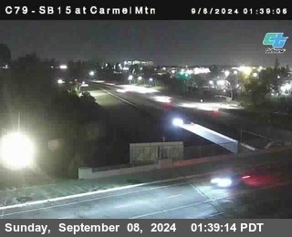 NB 15 at Carmel Mountain Rd.