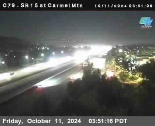 NB 15 at Carmel Mountain Rd.