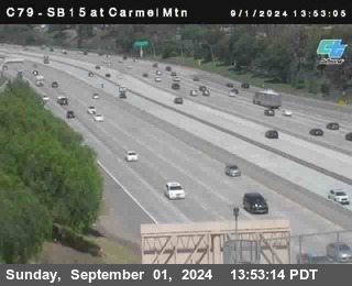 NB 15 at Carmel Mountain Rd.