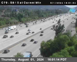 NB 15 at Carmel Mountain Rd.