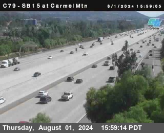 NB 15 at Carmel Mountain Rd.