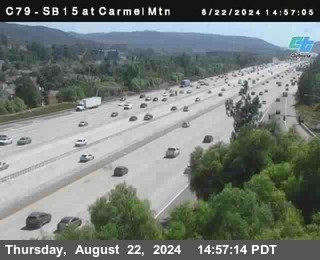 NB 15 at Carmel Mountain Rd.