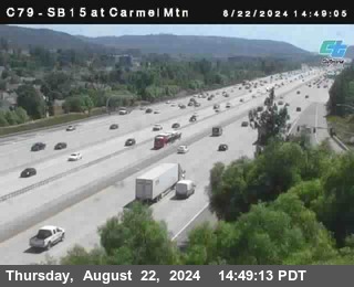 NB 15 at Carmel Mountain Rd.