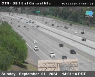 NB 15 at Carmel Mountain Rd.