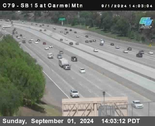 NB 15 at Carmel Mountain Rd.