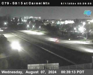 NB 15 at Carmel Mountain Rd.